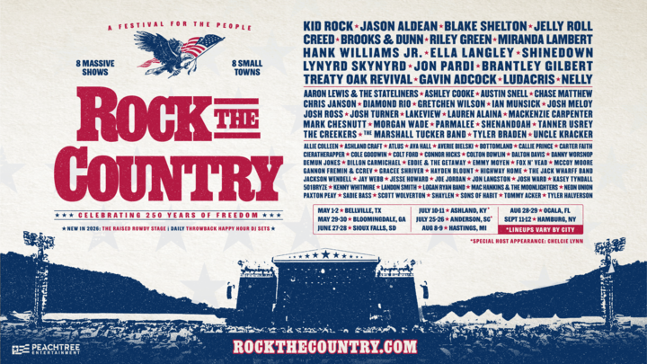 Rock the Country Announces 2026 Tour Dates